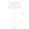 Akumulatorowa stołowa lampa Easy ML2287 LED 1,5W 3000-6000K biały