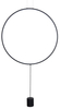 Lampa wisząca metalowa Codutti AZ5264 LED 28W 3000K czarna