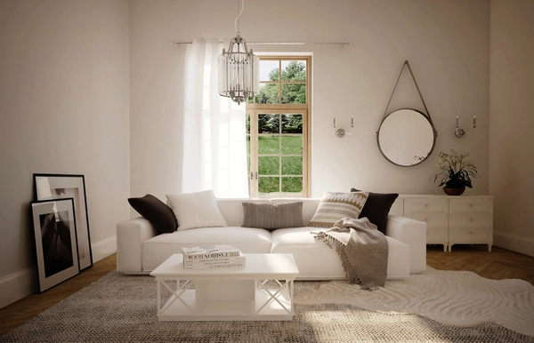 Industrialna lampa ścienna Hampton 8155 świecznikowa srebrna hol