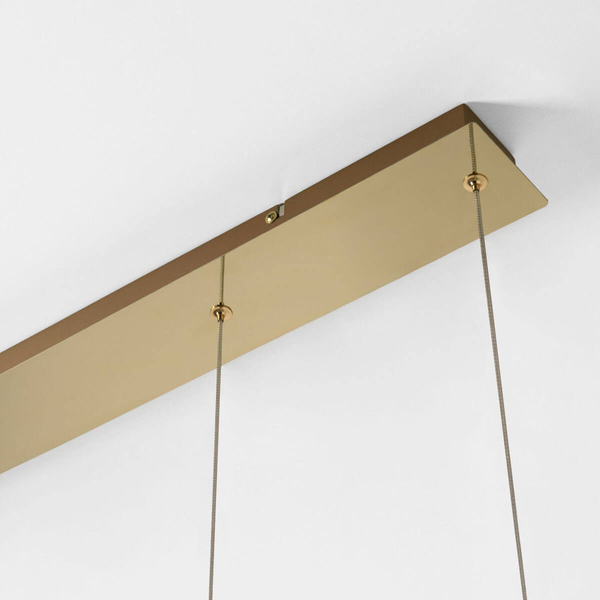 Ledowa lampa wisząca Cholet MD7358-2A-3GT Zumaline 34W 3000K ringi złote OUTLET