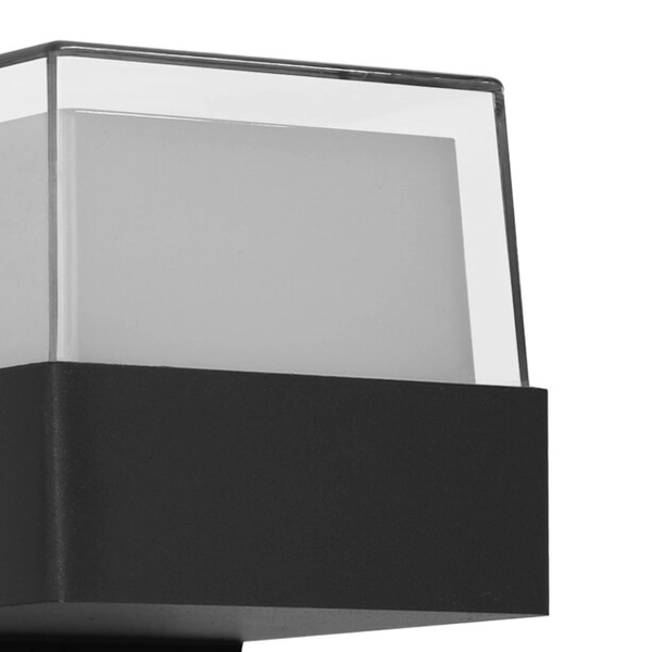 Ledowy kinkiet zewnętrzny Marti OWL-4642-3K Italux 5W 3000K IP54 czarny