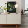 Stołowa lampka nocna Kasha 94874/05 dotykowa chrom biała