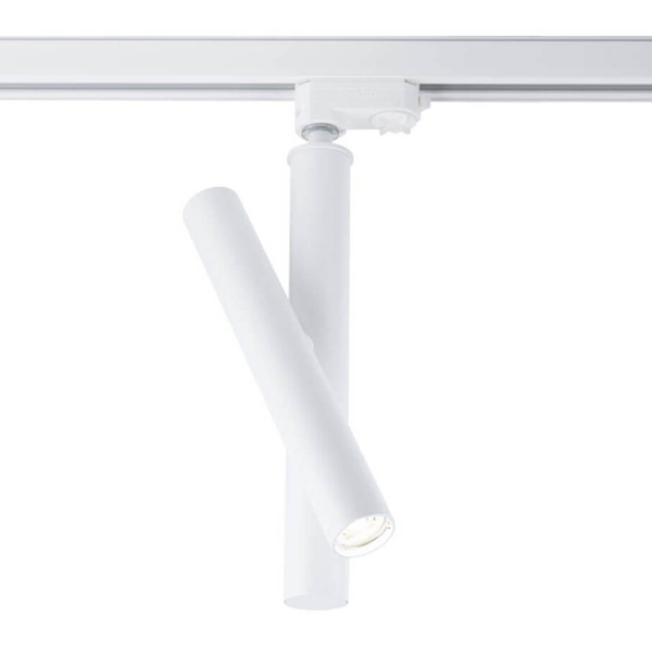 LAMPA sufitowa YABU 7706 Shilo reflektorowa OPRAWA metalowa tuba do 3-fazowego systemu szynowego biała