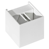 Ścienna lampa ogrodowa Gambino AZ0950 LED 6W 3000K cube biała
