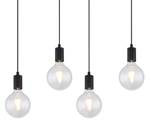 Wisząca lampa Auston 15439-4 kuchenna nad wyspę drewno