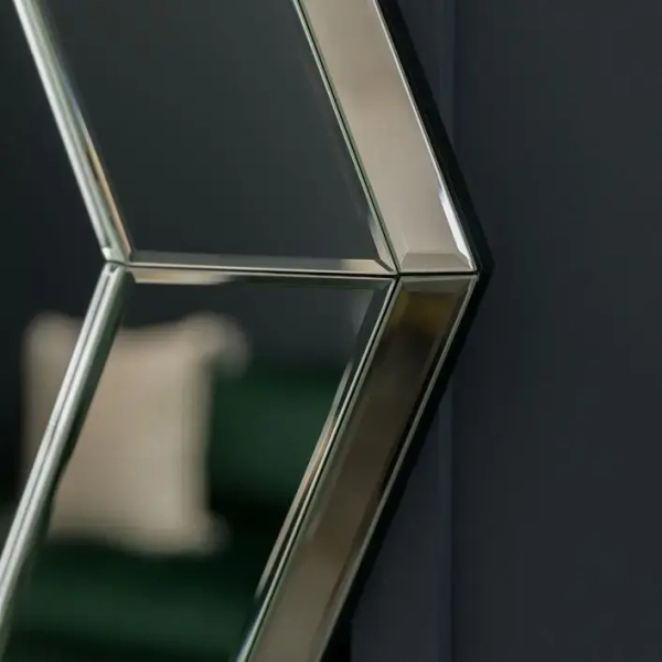 Lustro wiedeńskie Vienna 5056315931992 oktagon srebrne