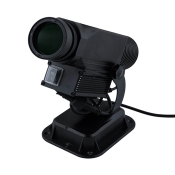 Obracany projektor rzutnik logo LOG15NOIP LED 15W IP65 zewnętrzny czarny