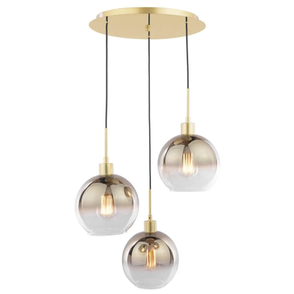 Lampa wisząca nad stół Lycia LYC8835 do jadalni kule złote