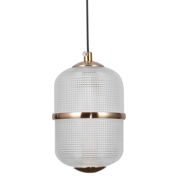 Wisząca lampa nad stół Alani PND-34375-5-BK LED 140W 3000K czarny złoty