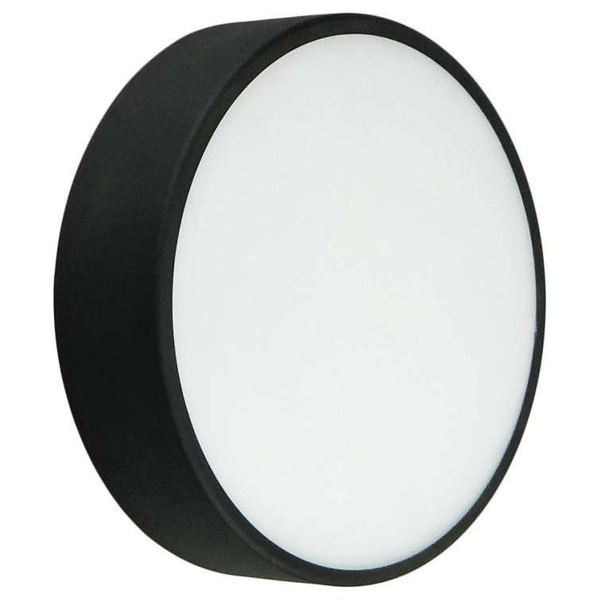 Zewnętrzna lampa 137623619815 TEAM okrągły plafon outdoor IP54 czarny