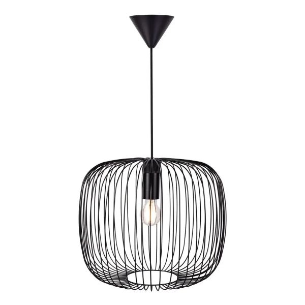 Druciana lampa wisząca Beroni 2213313003 industrialna czarny