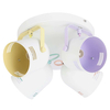 Sufitowa LAMPA plafon MINUET 7014 Rabalux regulowana OPRAWA pastelowe reflektorki kolorowa