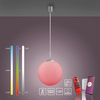 Lampa zwisająca z RGB BOLO 22073-55 Just Light bubble srebrny