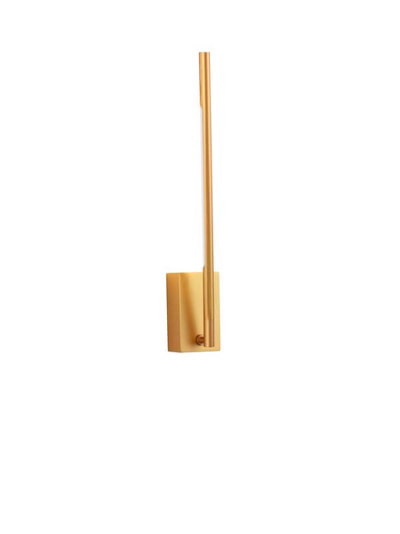 Ścienna lampa salonowa Bell metalowa tuba LED 4,6W 3000K złota