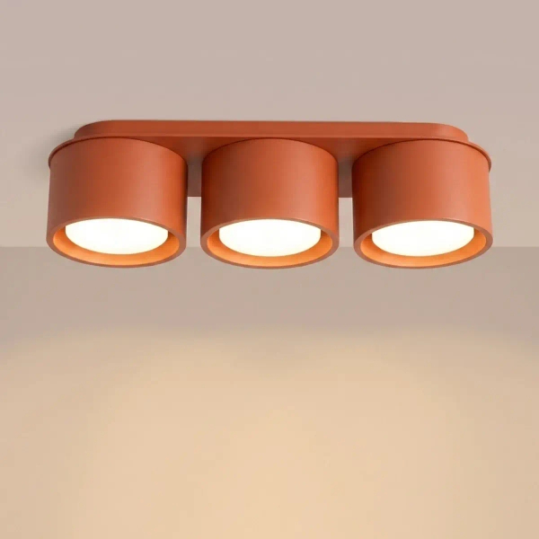 Potrójna lampa sufitowa MODO terakotowy SL.2452 3xGx53 downlight