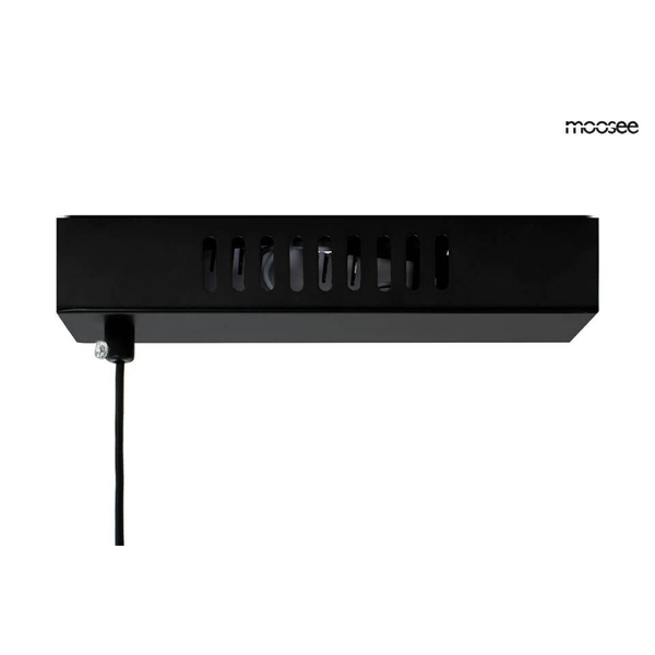 Zwisająca lampa do sypialni Shape MSE010100330 Moosee LED 16W 3000K czarna biała
