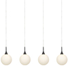 LAMPA wisząca QUATTRO 107762 Markslojd listwa OPRAWA szklane kule balls czarne białe