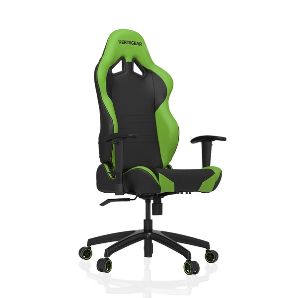 Obrotowy fotel gabinetowy S-line tapicerowany szary zielony