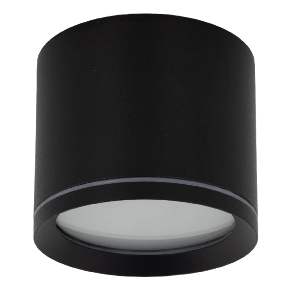 Lampa nad blat sufitowa Viwo 10594 tubka okrągła IP44 czarny