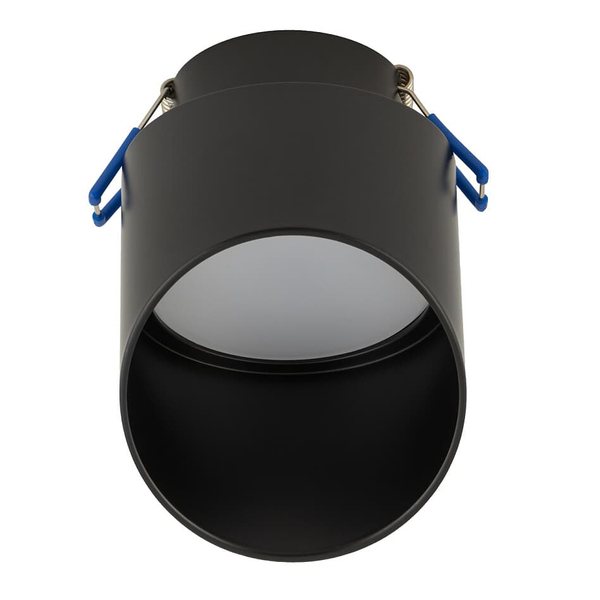Lampa z klipsem sufitowa Hvar 10487 Nowodvorski punktowa skośna czarna