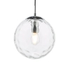 Wisząca lampa do jadalni Ripple SP71-RIP8808 nad stół szklana chrom