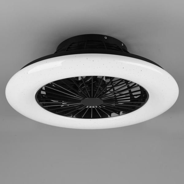 Lampowentylator na sufit STRALSUND R62522132 RL Light LED 30W 3000-6500K na pilot czarny