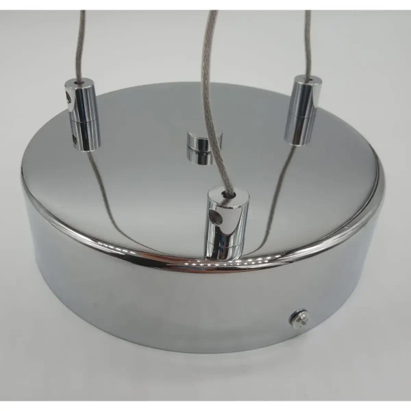 Wisząca lampa balls nad stół Starlight ST-9228-3 Step kryształowa chrom