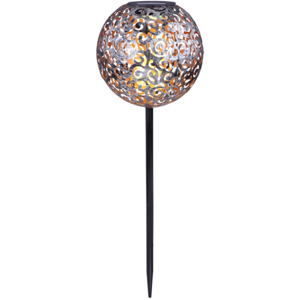 Lampka zewnętrzna Solar 33743 Globo LED 0,06W 3000K kula ball IP44 srebrna