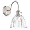 Lampa ścienna dzwonek Hadano HAD0761-11 szklana chrom przezroczysty