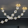 Regulowana lampa sufitowa Marni QN-MARNI-8P-148-NBR LED 38W 3000K mosiądz