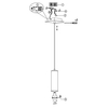 Wisząca tuba czarna VANTOS DL132312400 punktowa lampa zwis do biura