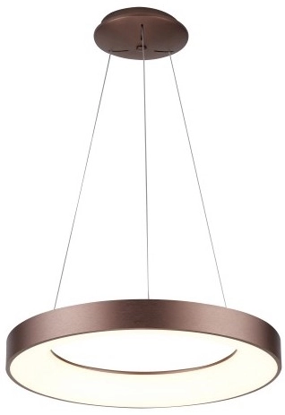 Lampa ledowa wisząca Santana AZ5011 80W 3000-6500K ring brązowy