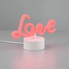 Stołowa lampa love Amor R55931101 LED 1W USB różowy biały