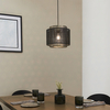 Lampa wisząca Plexus 72831 Endon metalowa ażurowa loftowa czarna