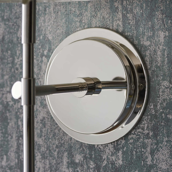 Sypialniany kinkiet Rennes 97877 Endon nad łóżko klosz kremowy nikiel