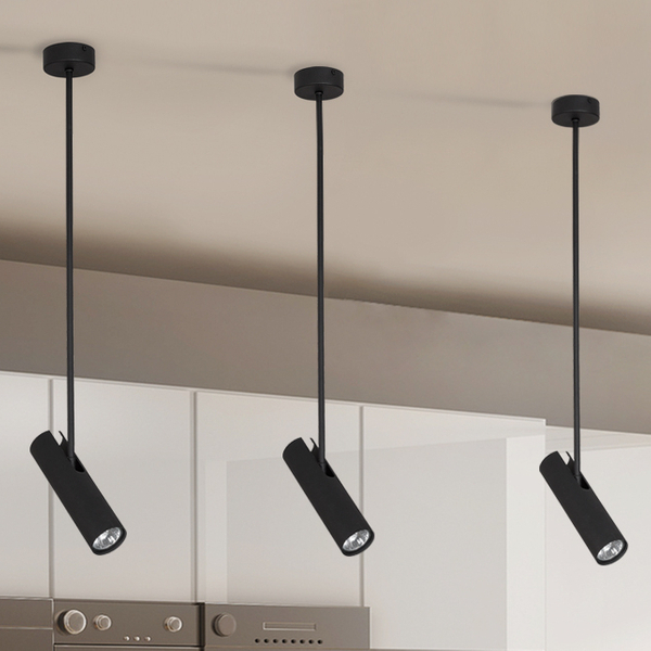Sufitowa LAMPA spot EYE SUPER B 6503 Nowodvorski halogenowa OPRAWA metalowa tuba czarna