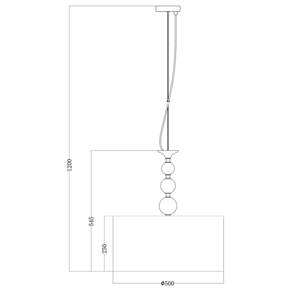 LAMPA wisząca REA RLD93163-1W Zumaline okrągła OPRAWA zwis abażurowy biały