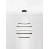 Ringowi żyrandol ledowy RESCARO LE45446 LED 167W 4000K czarna