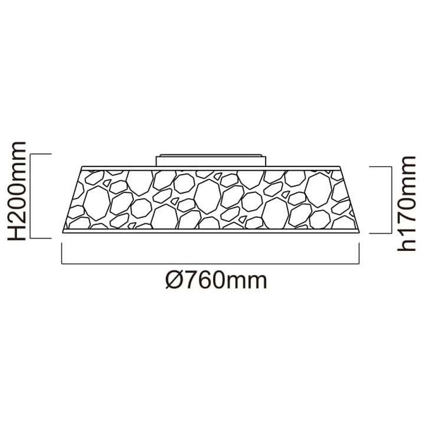 Plafon LAMPA sufitowa Forina Bianco PL Orlicki Design okrągła OPRAWA z wycięciami LED 48W 3000K biała