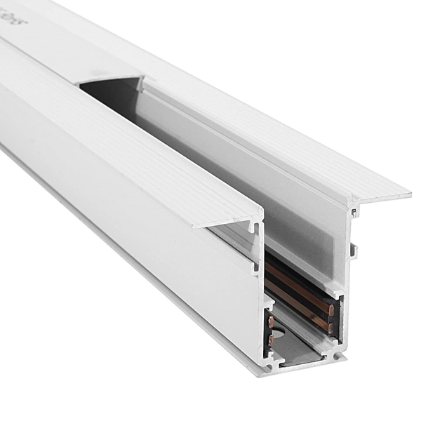 System szynowy podtynkowy magnetyczna 827 Domeno LED metalowy biały