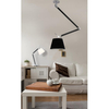 Czarna lampa wisząca Zyta AZ1847+AZ2600 Azzardo nowoczesny zwis do jadalni