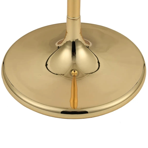 Podłogowa lampa z abażurem Queen ML-8046-F gold Step klasyczna złota