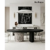 Stół jadalniany ATLANTE MM001501100400 marmur drewno mango 240x120cm
