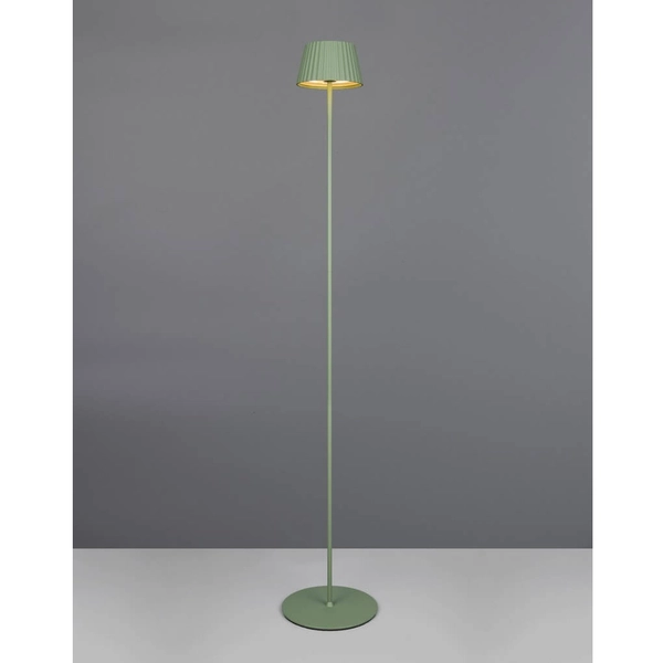 Stojąca lampa ledowa Suarez R47706149 LED 2W 3000K IP44 zielona