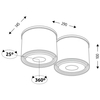 Spot LAMPA sufitowa MIKI 7019 Shilo natynkowa OPRAWA DOWNLIGHT do łazienki biały
