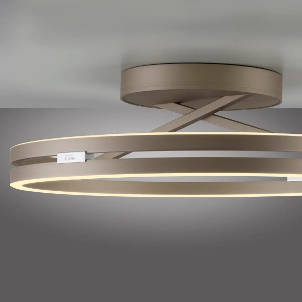 Pierścieniowa sufitowa lampa PURE LOOP brązowa 6552-97 2xLED 9W 2200-5000K na pilot