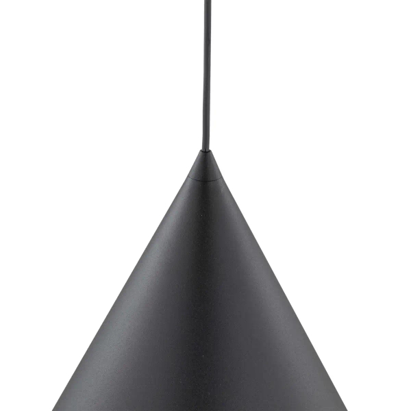 Nowoczesna lampa wisząca CONO 10057 do salonu stożek czarny