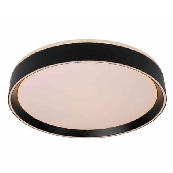 Plafoniera LAMPA sufitowa NURIA 79182/24/30 Lucide okrągła OPRAWA plafon LED 18W 2700K natynkowy czarny