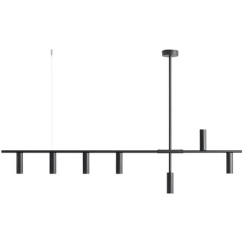 Lampa wisząca Trevo 7 1104T1 Aldex tuby downlight czarny