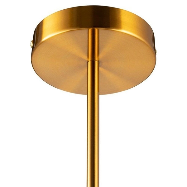 Salonowa lampa wisząca Venus ST-5026-3 BRASS Step szklane kule mosiądz